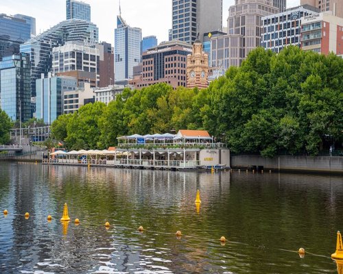 Melbourne Southbank precinct showcasing riverside dining and contemporary hotel stays